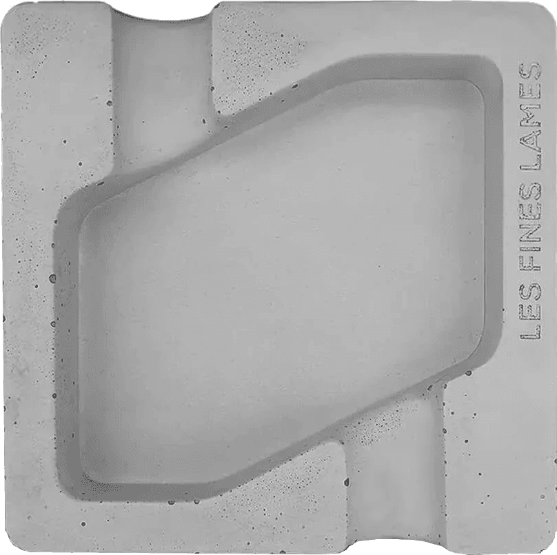 Les Fines Lames DYAD - Concrete Ashtray - Grey Grey