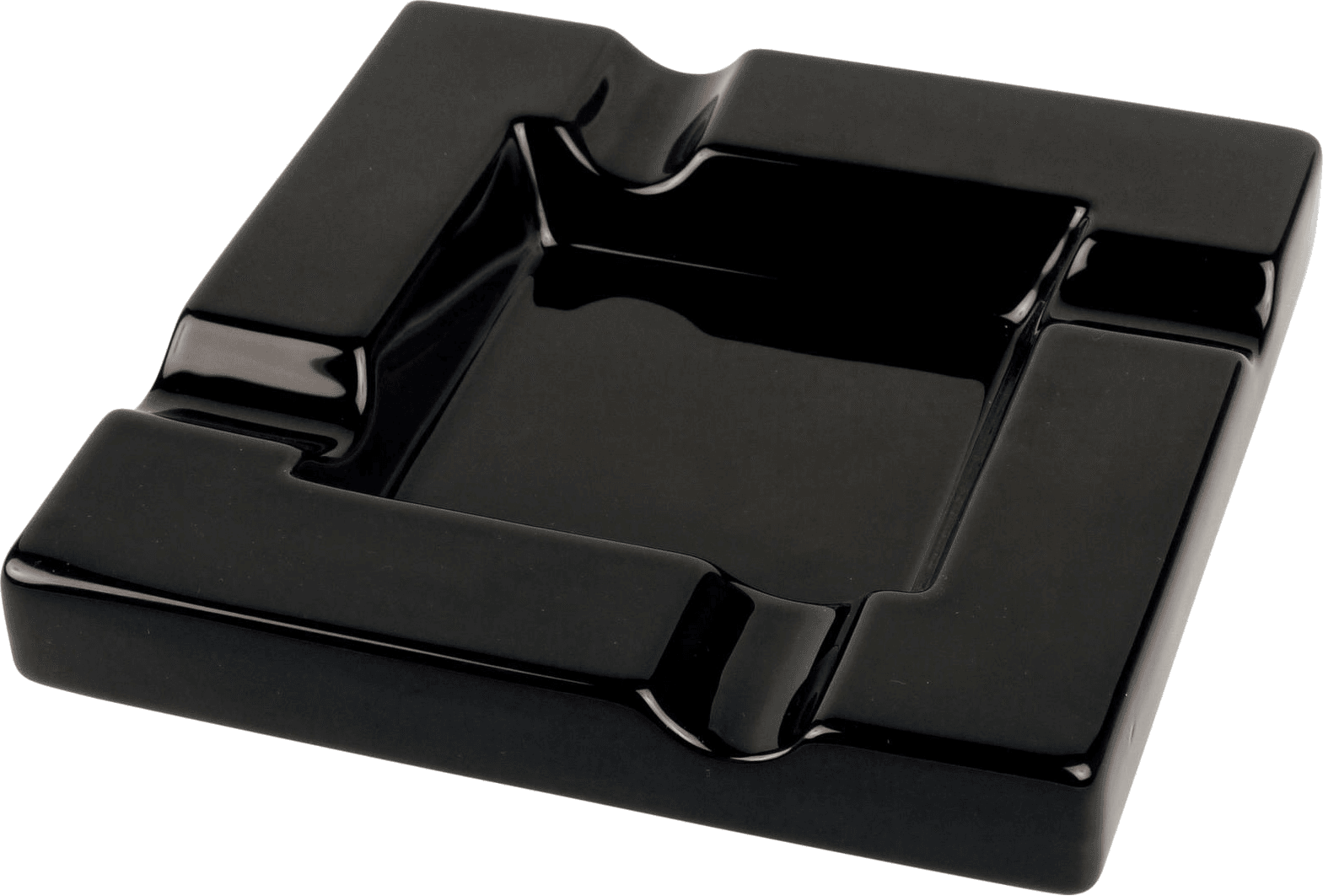 Hauser Ceramic Cigar Ashtray Black Black