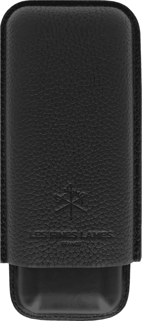 Les Fines Lames CIGAR CASE - DUO Black Black